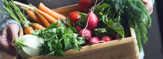 panier légumes, repas léger après les fêtes