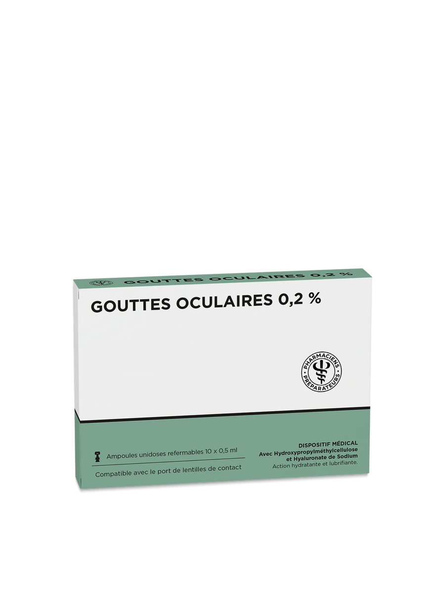 GOUTTES OCULAIRES 0,2%